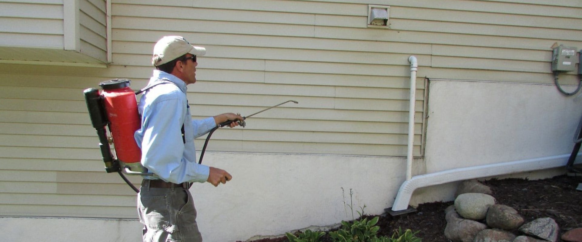 When should you spray pesticides around your house?